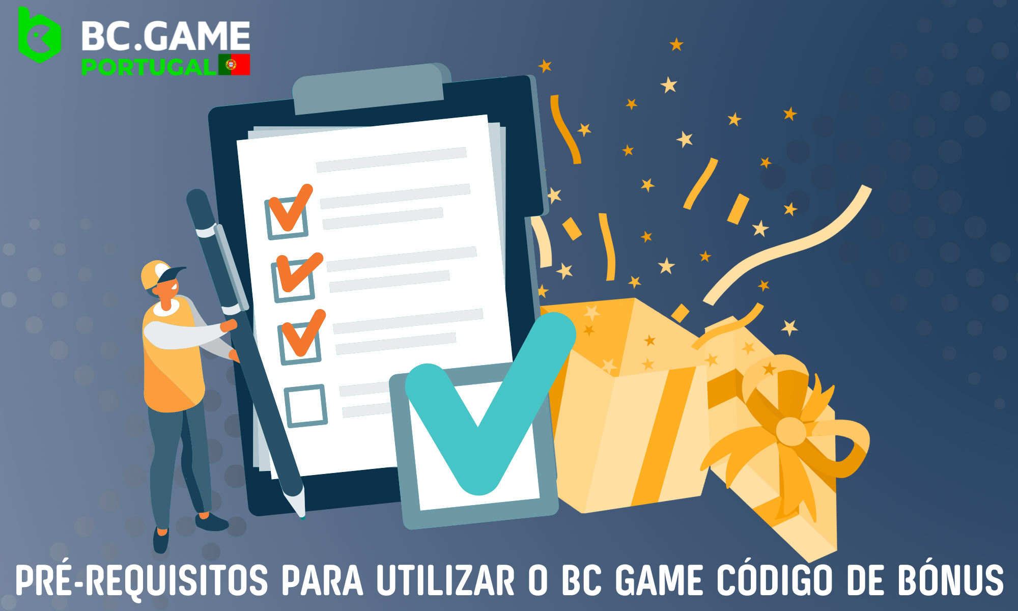 Condições básicas para a utilização de códigos de bónus em BC GAME