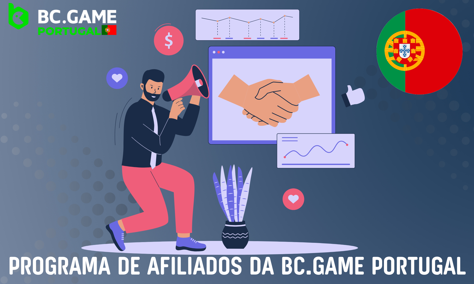 BC.GAME Portugal tem as melhores ofertas comerciais para os utilizadores do seu programa de afiliados