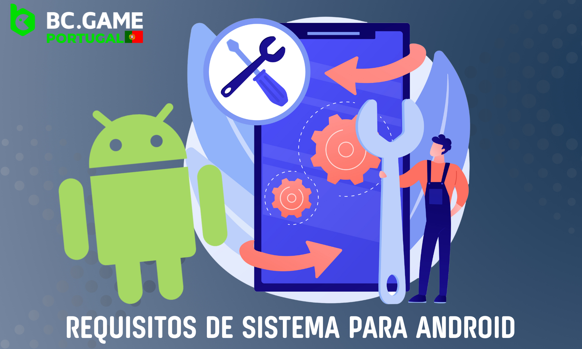 A aplicação BC Game é compatível com quase todos os smartphones Android modernos