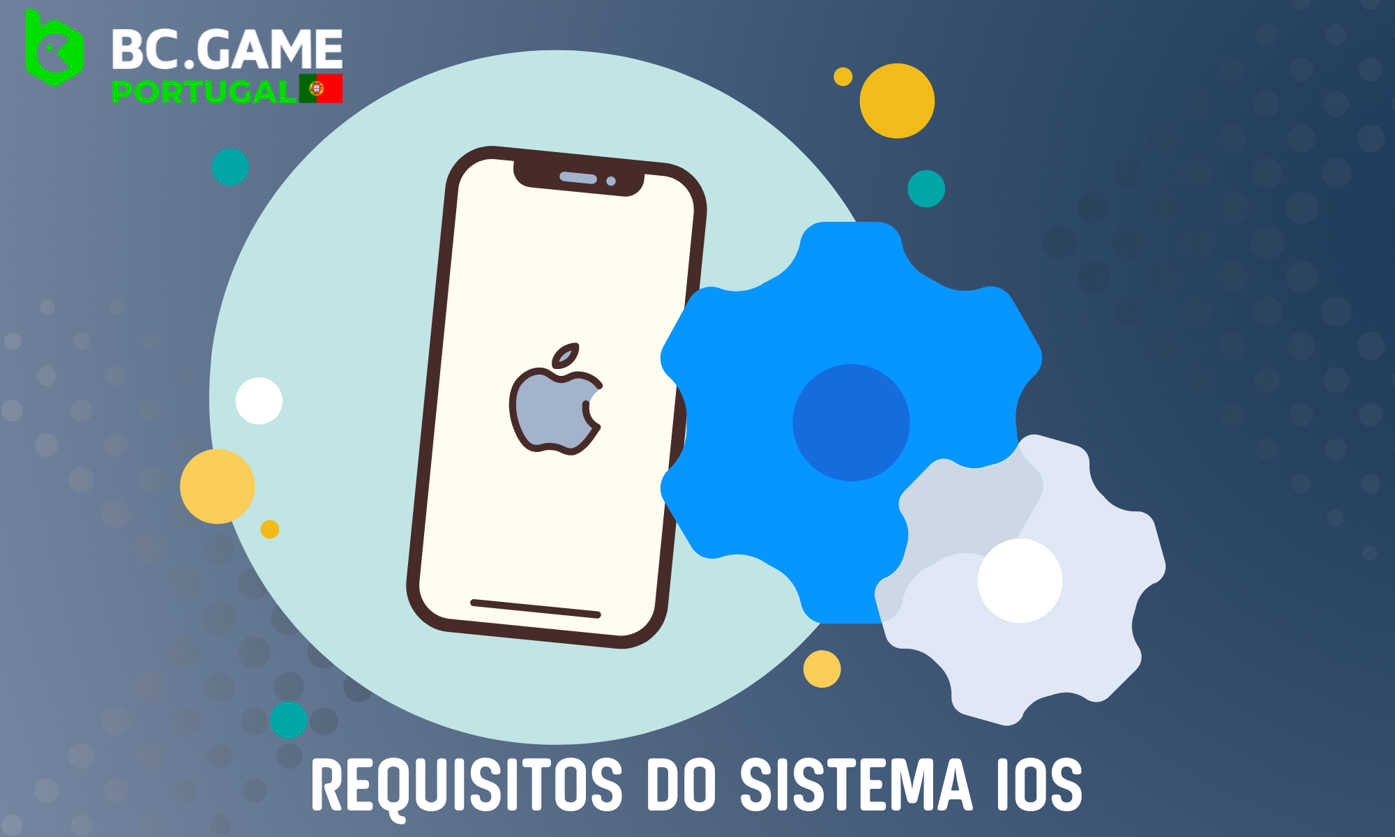 Descrição dos requisitos de sistema para a aplicação BC Game para iPhone e iPad