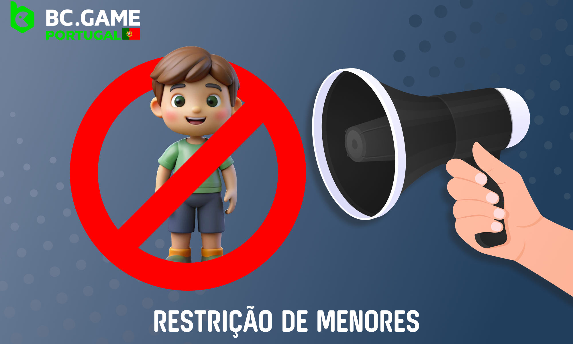 O BC GAME Portugal não permite que menores de 18 anos joguem no site